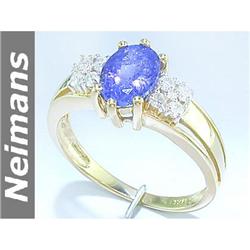 Certified 3.00 ct Tanzanite & Diamond Pendant 14kt Gold