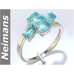Estate 1.75 ct Apatite Ring & 14kt Gold USGL CERTIFIED