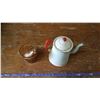 Image 2 : Enamelware Coffee Pot & Misc.