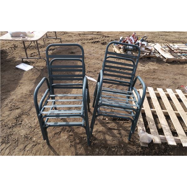 4 Patio chairs
