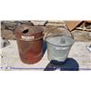 Image 1 : Vintage gas can & Pail with Spout