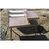 Image 2 : Shelf & End table w/ door mat Shelf: 28×28×12 Table:23×28×18