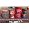 Image 2 : Lot Tins & Vintage Glass