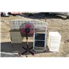Image 1 : Fan, Plastic Drawer, Stool & Iron Board