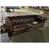 Image 2 : LEATHER BUTTON BACK ROLLING SOFA