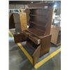 Image 2 : 2 PIECE MAPLE BUFFET & HUTCH 18.5 X 44"