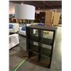 Image 2 : CUBBY STORAGE (14.5 X 30.5 X 45") & FLOOR LAMP