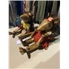 Image 1 : PAIR OF CUSTOM HAND CARVED WOODEN PROP MARIONETTES