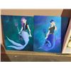 Image 2 : 2 ART PIECES & 2 WALL ART DÉCOR
