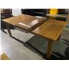 Image 2 : TABLE WITH 2 LEAFS 79 X 41"