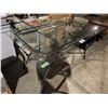 Image 2 : GLASS TABLE WITH 1 DAMAGED CORNER 36 X 59"