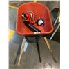 Image 2 : WHEELBARROW & LEAF BLOWER