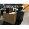 Image 2 : GARBAGE BINS, SHELVING UNIT, OFFICE CHAIRS, & MORE