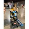 Image 2 : ROLLING RUBBERMAID CART WITH CONTENTS