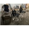 Image 2 : 2 BARBER CHAIRS & 2 PATIO CHAIRS