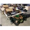 Image 2 : TOP + BOTTOM TABLE OF ASSORTED SET DEC ITEMS AND MISC. ITEMS (TABLE NOT INCLUDED)