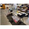 Image 2 : TOP + BOTTOM TABLE OF ASSORTED SET DEC ITEMS AND MISC. ITEMS (TABLE NOT INCLUDED)