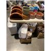 Image 2 : TOP + BOTTOM TABLE OF ASSORTED SET DEC ITEMS AND MISC. ITEMS (TABLE NOT INCLUDED)