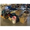 Image 2 : TOP + BOTTOM TABLE OF ASSORTED SET DEC ITEMS AND MISC. ITEMS (TABLES NOT INCLUDED)