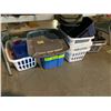 Image 2 : TOP + BOTTOM TABLE OF ASSORTED SET DEC ITEMS AND MISC. ITEMS (TABLE NOT INCLUDED)