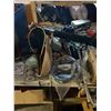 Image 8 : TOP + BOTTOM TABLE OF ASSORTED SET DEC ITEMS AND MISC. ITEMS WITH SHOP TABLE