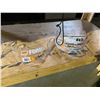 Image 8 : 3 TIERS OF MISC. ITEMS: MOTORCYCLE HELMETS, HARD HATS, HELMET VISORS, & MORE