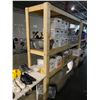 Image 2 : WOODEN SHELVING UNIT 87 X 97.5"