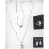 Image 1 : Navajo Sterling Turquoise Turtle Jewelry Set