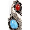 Image 2 : Navajo Old Pawn Sterling Turquoise Ring, Size 7.5