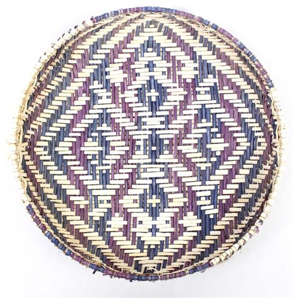 Native American Hopi Multi-Toned Sifter Basket