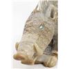 Image 2 : Zuni Picasso Marble Boar Fetish by Randy Lucio