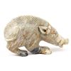 Image 5 : Zuni Picasso Marble Boar Fetish by Randy Lucio
