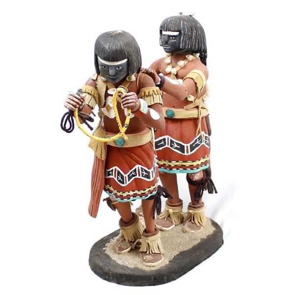 Hopi Snake Dancers Double Kachina, B. Balenquah