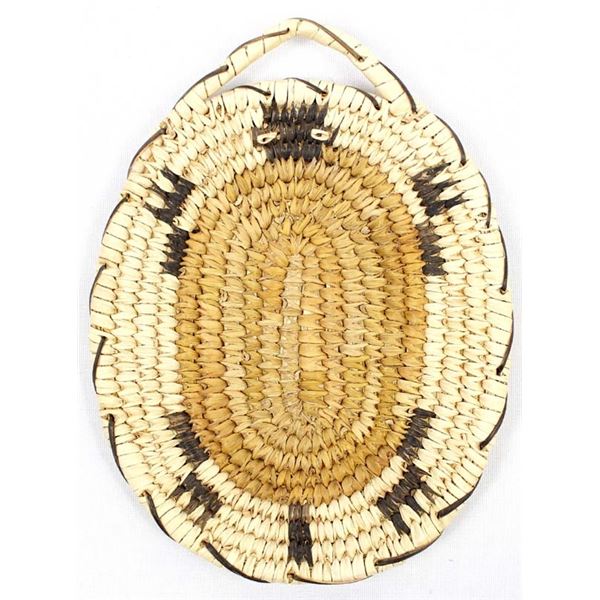 Tohono O'odham Turtle Basketry Plaque