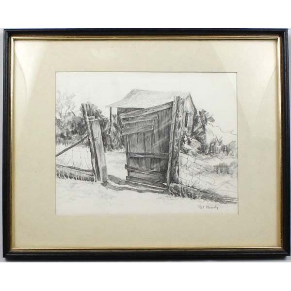 Original Framed Pencil Drawing by Pat Moody