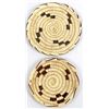 Image 3 : 5 Native American Tohono O'odham Flat Baskets