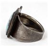 Image 3 : Navajo Old Pawn Sterling Turquoise Ring, Size 14