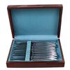 Image 1 : Set of 12 Saladmaster Steak Knives in Wood Box