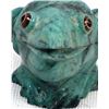 Image 2 : Zuni Chrysocolla Frog Fetish by Ricky Laahty