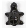 Image 1 : Miniature Santa Clara Blackware Pottery Turtle