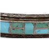 Image 2 : Zuni Old Pawn Sterling Inlay Turquoise Bracelet