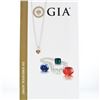 Image 8 : 14k White Gold GIA 0.70 ctw Fancy Deep Brown Orange Heart Natural Diamond Pendan