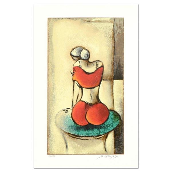 David Schluss, "Mia" Limited Edition Serigraph, Numbered and Hand Signed with Le