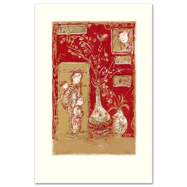  Oriental Delight  Limited Edition Serigraph by Edna Hibel (1917-2014), Numbered