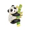 Image 1 : 0.30 ctw Diamond Panda Pin - 14KT Yellow Gold