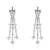 Image 1 : 14k White Gold 0.50 ctw Diamond Earrings, (I1-I2/G-H)