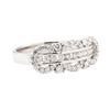 0.54 ctw Diamond Ring - 18KT White Gold