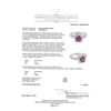 Image 5 : 1.78 ctw Rectangular Cushion Mixed Purple Sapphire And Round Brilliant Cut Diamo