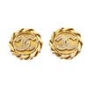 Image 1 : Chanel Gold CC Earrings
