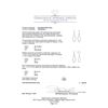 Image 3 : 1.17 ctw Diamond Earrings - 14KT White Gold